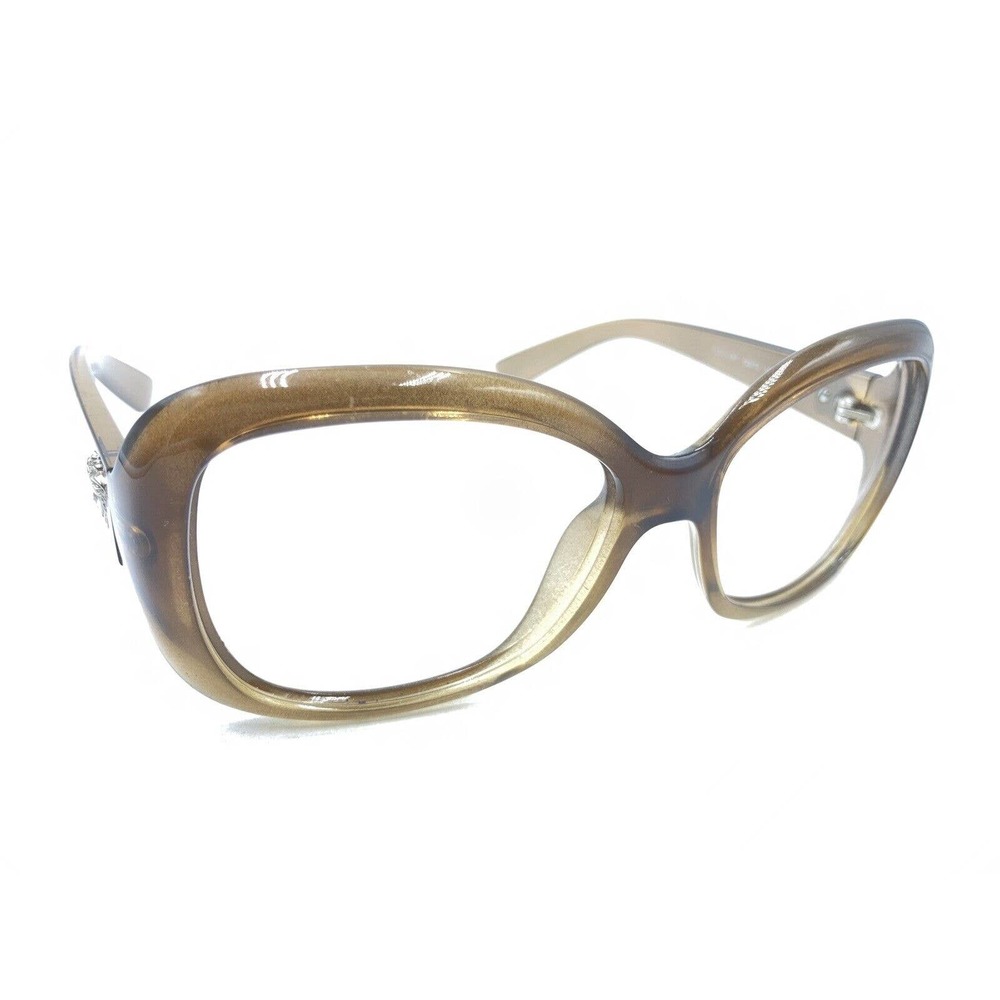 Versace MOD 4187 133/T5 Brown Gold Square Sunglasses Frames 56-16 135 Italy